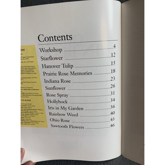 Quilts in Bloom Quilt Sewing Pattern Book Oxmoor House - Picture 2 of 9